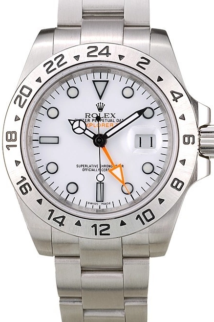 Aaa fake watches Rolex Dial Watch Steel White Stainless Explorer Bezel 0524